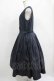 画像2: Jane Marple Dans Le Salon / Cold mercerized clothノースリーブドレス M ダークネイビー H-25-04-21-1007-JM-OP-KB-ZH (2)