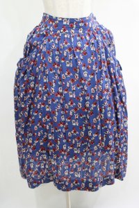 Jane Marple Dans Le Salon / Dance With Roses Drawstring Skirt  ネイビー H-25-04-21-1008-JM-SK-KB-ZH