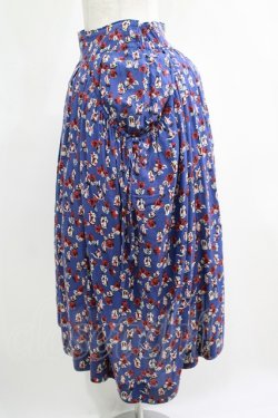 画像2: Jane Marple Dans Le Salon / Dance With Roses Drawstring Skirt  ネイビー H-25-04-21-1008-JM-SK-KB-ZH