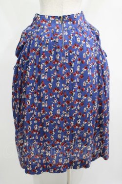 画像3: Jane Marple Dans Le Salon / Dance With Roses Drawstring Skirt  ネイビー H-25-04-21-1008-JM-SK-KB-ZH
