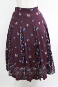 Jane Marple Dans Le Salon / Dance with roses gored skirt  ボルドーミックス H-25-04-21-1010-JM-SK-KB-ZH