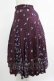 画像2: Jane Marple Dans Le Salon / Dance with roses gored skirt  ボルドーミックス H-25-04-21-1010-JM-SK-KB-ZH (2)