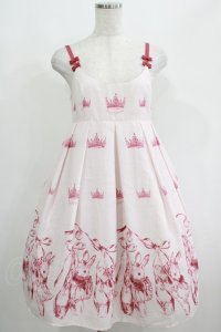 Emily Temple cute / Crown BUNNYキャミワンピース  ピンク H-25-04-21-1012-ET-OP-KB-ZH