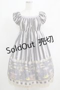 PUTUMAYO / La brume Cirqueワンピース  グレー H-25-04-21-1014-PT-OP-KB-ZH