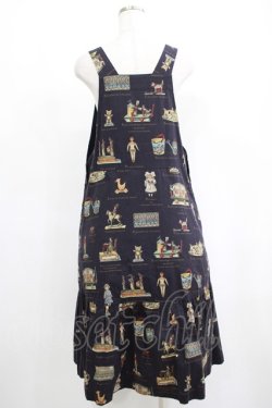 画像3: Jane Marple / Toy museumサロペットスカート  ネイビー H-25-04-21-1015-JM-OP-KB-ZH
