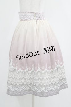 画像2: abilletage / グラデーションレーススカート  ピンク H-25-04-21-1017-GO-SK-KB-ZH