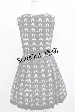 画像3: Jane Marple / Golden gooseジャガードのミニドレス  ブラック H-25-04-21-1021-JM-OP-KB-ZH
