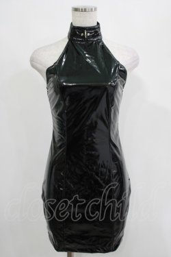 画像1: DOLLS KILL / カフス付きホルターベアトップ XS 黒 H-25-04-21-1022-PU-TO-KB-ZH