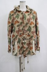 画像1: 【SALE】pays des fees  / 蝶ゴブランジャケット 9 ベージュ H-25-04-21-1025-PU-JA-KB-ZTC041 (1)