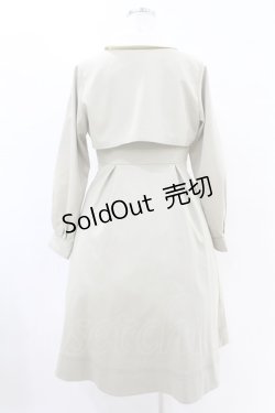 画像2: Fi.n.t / ステッチ使いクレリックレイヤードワンピース Free L/KHAKI H-25-04-21-007-CA-OP-NS-ZH