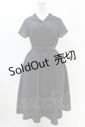 F&A / ドット柄フレンチスリーブワンピース Free ブラック H-25-04-21-009-LO-OP-NS-ZH