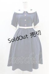an another angelus / オフショルバイカラーワンピース Free NAVY H-25-04-21-010-CA-OP-NS-ZH