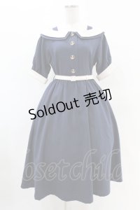 an another angelus / オフショルバイカラーワンピース Free NAVY H-25-04-21-010-CA-OP-NS-ZH
