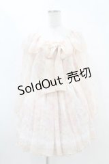 LIZ LISA / ギンガム×花柄ワンピース Free ピンク H-25-04-21-013-LO-OP-NS-ZH