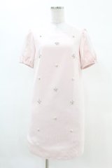 LODISPOTTO / ビジューワンピース M ピンク H-25-04-21-014-LO-OP-NS-ZH
