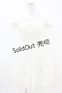 LIZ LISA / トゥーシューズ刺繍ワンピース Free オフ H-25-04-21-016-LO-OP-NS-ZH