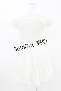 画像2: LIZ LISA / トゥーシューズ刺繍ワンピース Free オフ H-25-04-21-016-LO-OP-NS-ZH