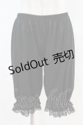 m petit by misako / AM5分裾レースペチパンツ M-L ブラック H-25-04-21-034-LO-PA-NS-ZH