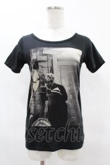 HYSTERIC GLAMOUR / Andy WarholフォトプリントTシャツ  黒 H-25-04-22-050-PU-TO-KB-ZH