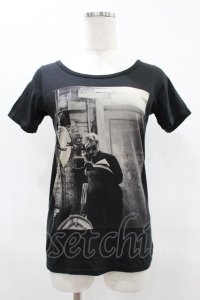 HYSTERIC GLAMOUR / Andy WarholフォトプリントTシャツ  黒 H-25-04-22-050-PU-TO-KB-ZH
