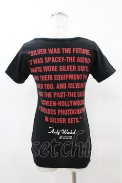 画像2: HYSTERIC GLAMOUR / Andy WarholフォトプリントTシャツ  黒 H-25-04-22-050-PU-TO-KB-ZH