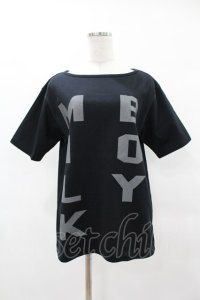MILKBOY / BIGLOGO TEE  黒 H-25-04-22-053-MB-TO-KB-ZH