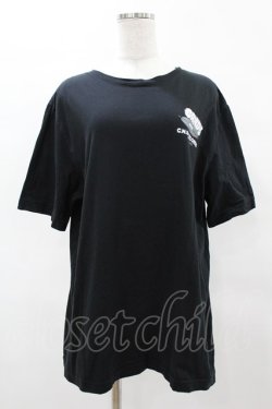 画像1: Candy Stripper / C.N.D RECORDS TEE 4 ブラック H-25-04-22-055-PU-TO-KB-ZH