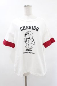 Candy Stripper / CHERISH PUPPY トップス Free 白 H-25-04-22-006-PU-TO-KB-ZH