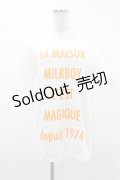 MILKBOY / MAISON TEE S 白 H-25-04-22-007-MB-TO-KB-ZH