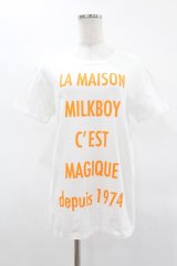 MILKBOY / MAISON TEE S 白 H-25-04-22-007-MB-TO-KB-ZH