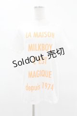 MILKBOY / MAISON TEE S 白 H-25-04-22-007-MB-TO-KB-ZH