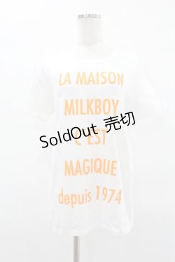 画像1: MILKBOY / MAISON TEE S 白 H-25-04-22-007-MB-TO-KB-ZH