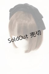 Fi.n.t / ロゴ刺繍入りベロアリボンカチューシャ  ブラック H-25-04-22-1041-CA-AC-NS-ZH