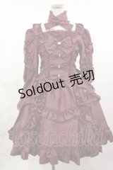 metamorphose / Eternal Queenワンピース Free ボルドー H-25-04-22-1007-ME-OP-NS-ZH