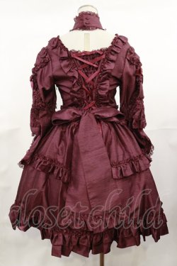 画像3: metamorphose / Eternal Queenワンピース Free ボルドー H-25-04-22-1007-ME-OP-NS-ZH