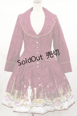 画像1: metamorphose / dim lightドレスコート Free ボルドー H-25-04-22-1008-ME-OP-NS-ZH
