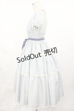 画像2: Enchantlic Enchantilly / 薔薇レース三段ティアードワンピース Free サックス H-25-04-22-1009-LO-OP-NS-ZH