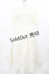 an another angelus / ヨーク切替コットンリップルロングワンピース Free IVORY H-25-04-22-1013-CA-OP-NS-ZH