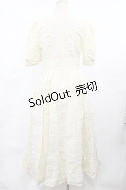 画像2: an another angelus / ヨーク切替コットンリップルロングワンピース Free IVORY H-25-04-22-1013-CA-OP-NS-ZH