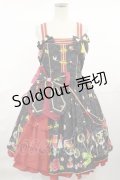 metamorphose / おもひでのあめ細工サイドフリルジャンパースカート Free ブラック H-25-04-22-1002-ME-OP-NS-ZH