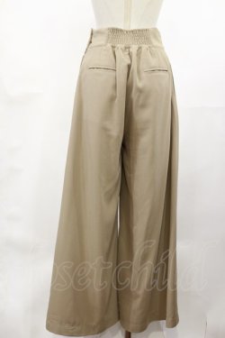 画像2: an another angelus / ハイウエストワイドパンツ Free BEIGE H-25-04-22-1018-CA-PA-NS-ZH