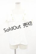 Fi.n.t / アザレア刺繍ハンカチケープブラウス Free OFF×YE H-25-04-22-1023-CA-BL-NS-ZH