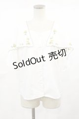Fi.n.t / アザレア刺繍ハンカチケープブラウス Free OFF×YE H-25-04-22-1023-CA-BL-NS-ZH