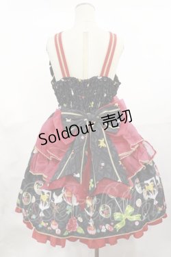 画像3: metamorphose / おもひでのあめ細工サイドフリルジャンパースカート Free ブラック H-25-04-22-1002-ME-OP-NS-ZH