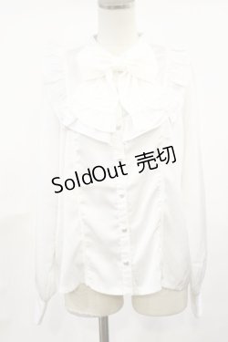 画像1: axes femme kawaii / ヴィンテージサテンブラウス M オフ H-25-04-22-1024-AX-BL-NS-ZH