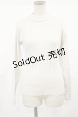 an another angelus / パールネックレス風リブニットプルオーバー Free IVORY H-25-04-22-1025-CA-TO-NS-ZH