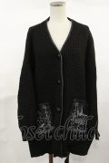 axes femme / ディズニーヴィランズ/カーディガン M ブラック H-25-04-22-1029-AX-TO-NS-ZH