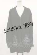 axes femme / ディズニーヴィランズ/カーディガン M ブラック H-25-04-22-1029-AX-TO-NS-ZH