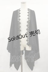 axes femme / UVイレヘムポンチョ Free ブラック H-25-04-22-1031-AX-TO-NS-ZH