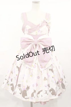 画像1: metamorphose / まどろみの浪漫タックジャンパースカート Free ピンク H-25-04-22-1003-ME-OP-NS-ZH